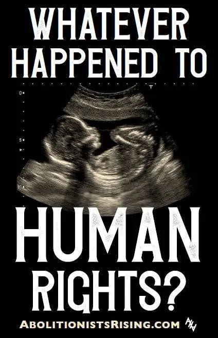 Human Rights Signing Whatever Happened to Human Rights Sign | Abolitionists Rising Gear Store