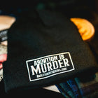 Abortion Is Murder Fleece-Lined Beanie