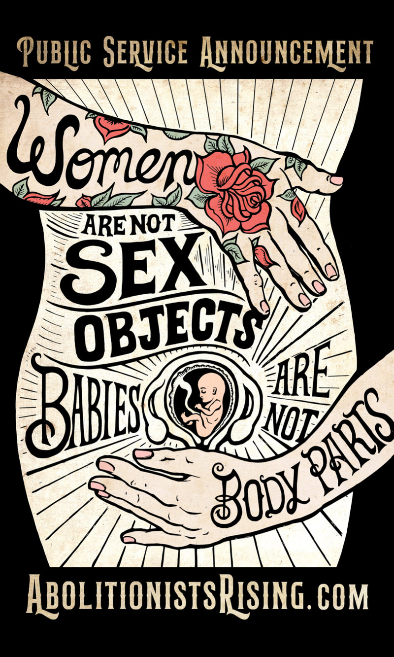 Women Are Not Sex Objects - Large Dropcard